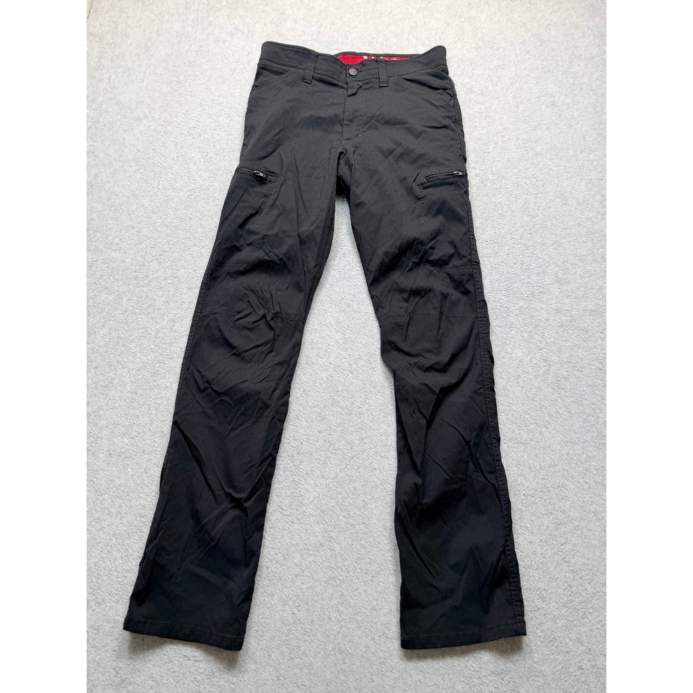 Wrangler Outdoor Series Mens Black Cargo Pants 10NW788NB 30x32 Hiking Utility
